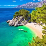 Beach in the makarska area scaled