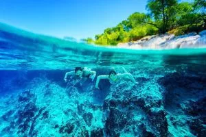 Unveil concealed corners while snorkeling in Blue Cave