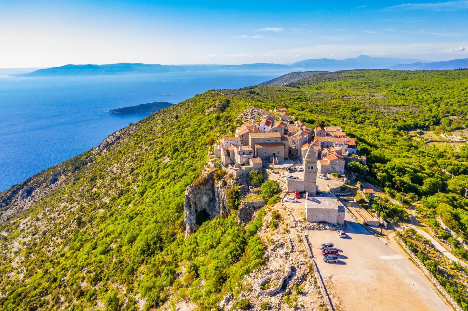Cres Insel Dörfer skaliert