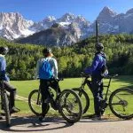 In bicicletta vicino a kranjska gora