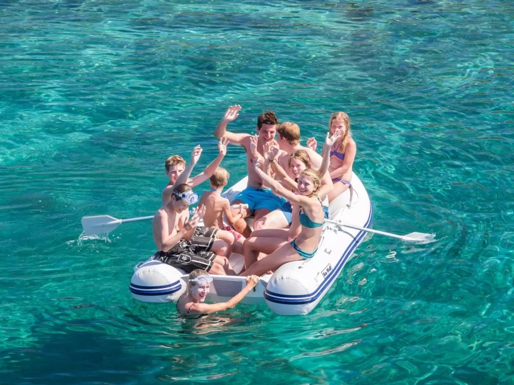 Fun on croatian sea