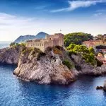 Vista generale di Dubrovnik - Si vedono le fortezze Lovrijenac e Bokar