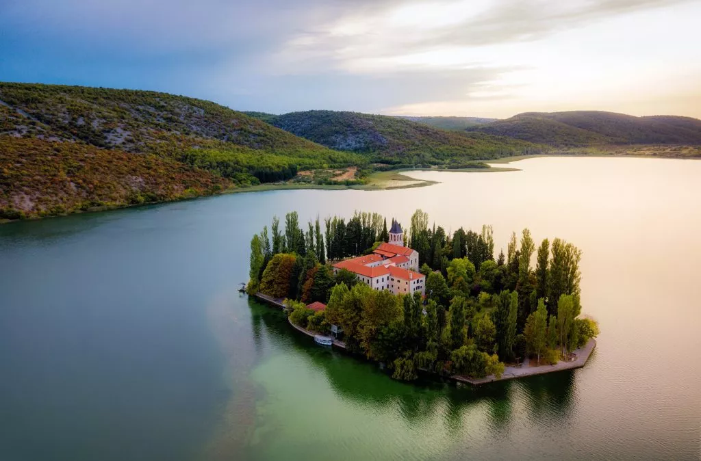 Isola del parco nazionale di Krka