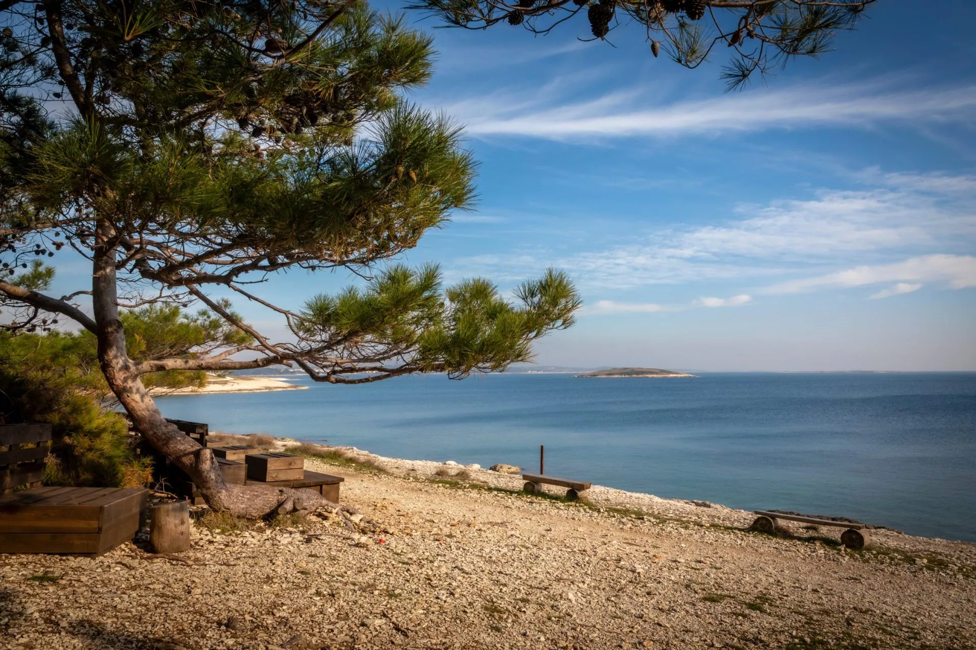naturpark kamenjak bei premantura in istrien, kroatien