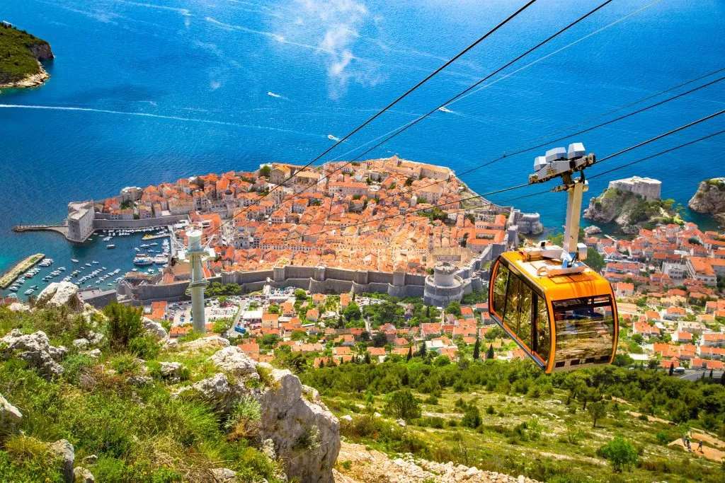 Choose your own path up to panoramic Srđ