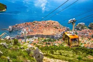 Choose your own path up to panoramic Srđ