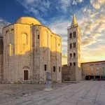 La chiesa di San Donato sul Foro Romano di Zara. Croazia.