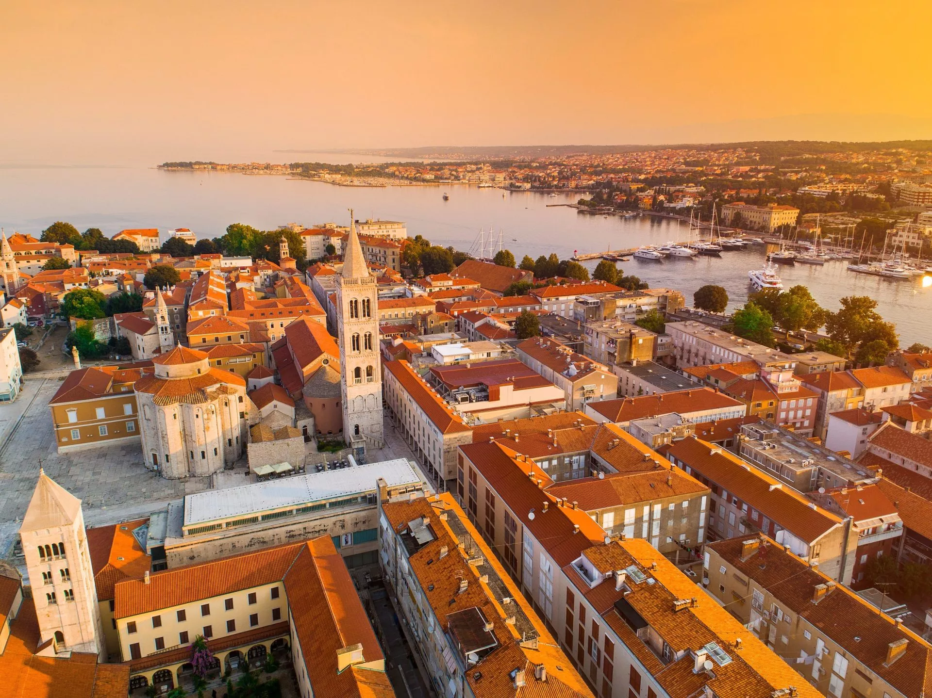Zadar von oben